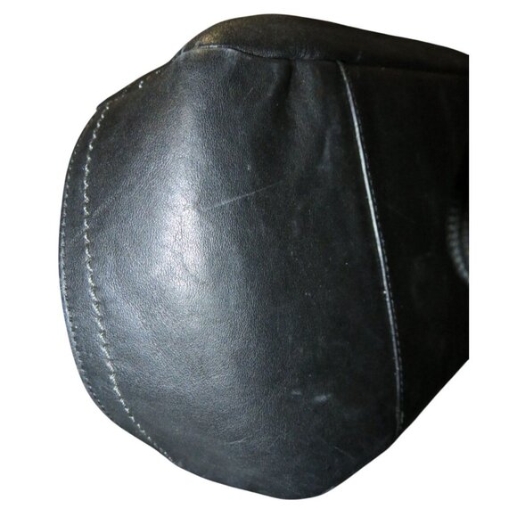 COACH PARK Quilted Turn Lock Color Block Suede & Leather Tote Satchel F24968 - Picture 9 of 13